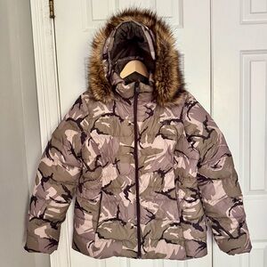 Camouflage Hooded Women's Jacket